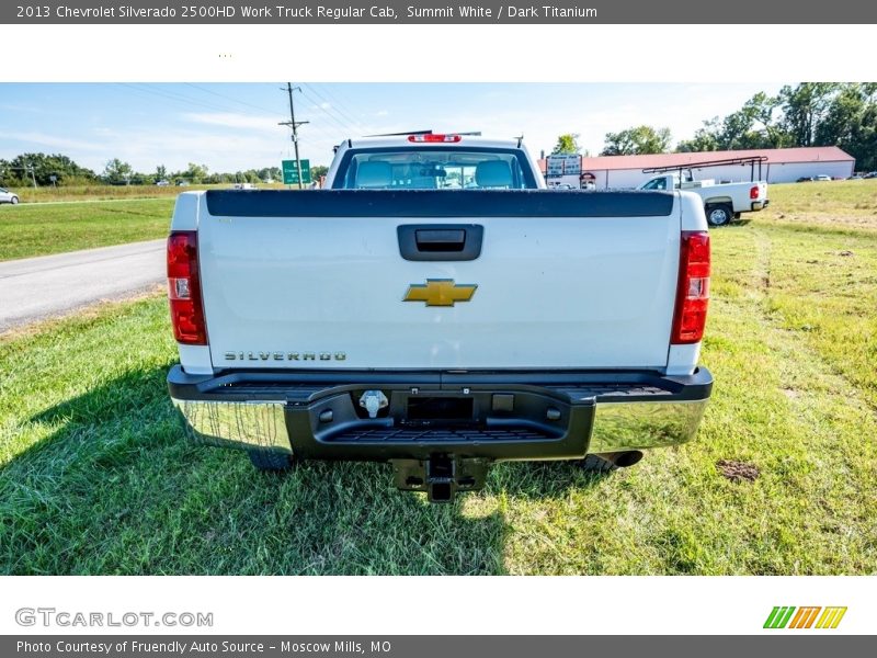Summit White / Dark Titanium 2013 Chevrolet Silverado 2500HD Work Truck Regular Cab
