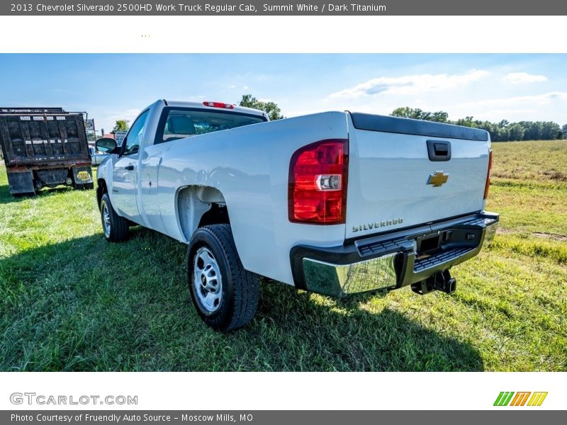 Summit White / Dark Titanium 2013 Chevrolet Silverado 2500HD Work Truck Regular Cab