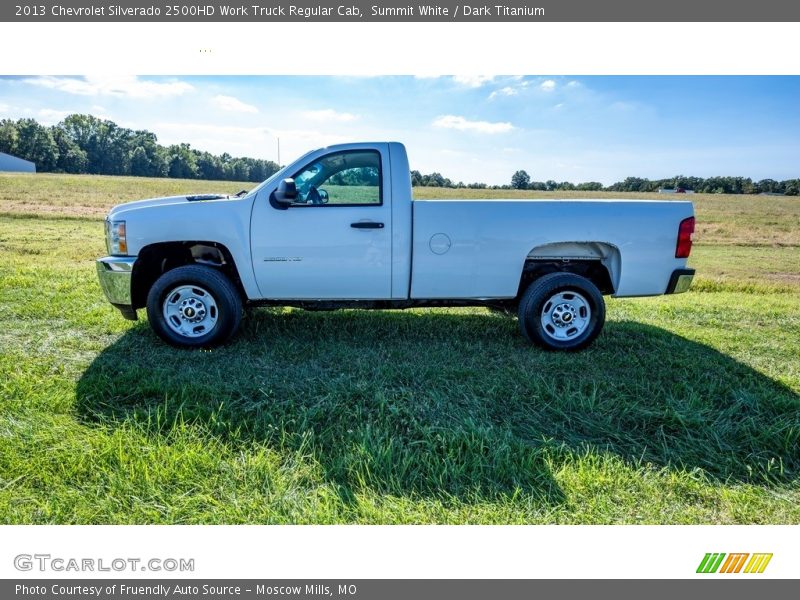 Summit White / Dark Titanium 2013 Chevrolet Silverado 2500HD Work Truck Regular Cab