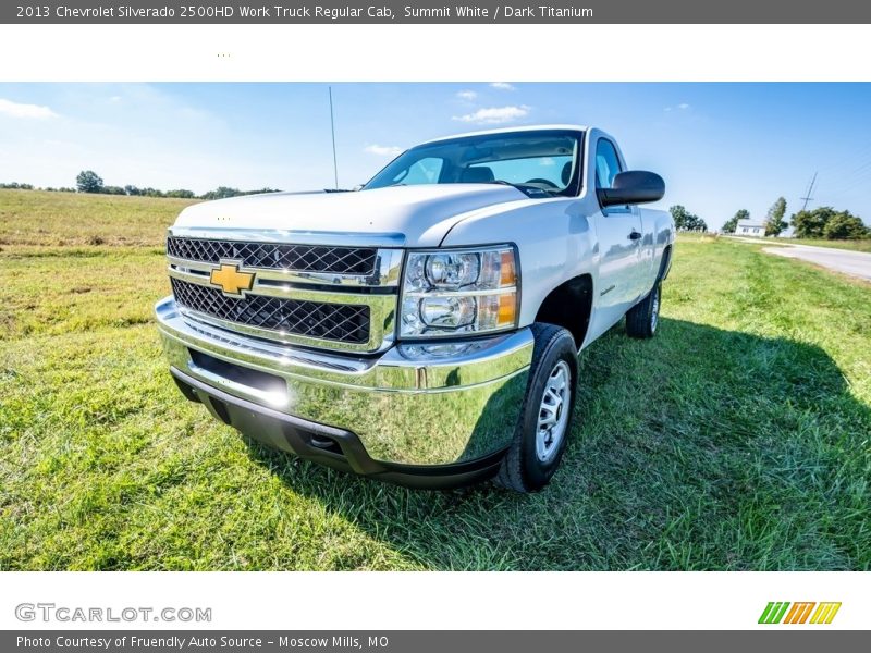Summit White / Dark Titanium 2013 Chevrolet Silverado 2500HD Work Truck Regular Cab
