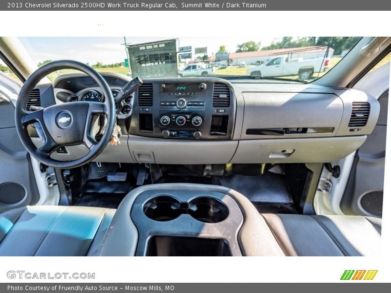 Summit White / Dark Titanium 2013 Chevrolet Silverado 2500HD Work Truck Regular Cab