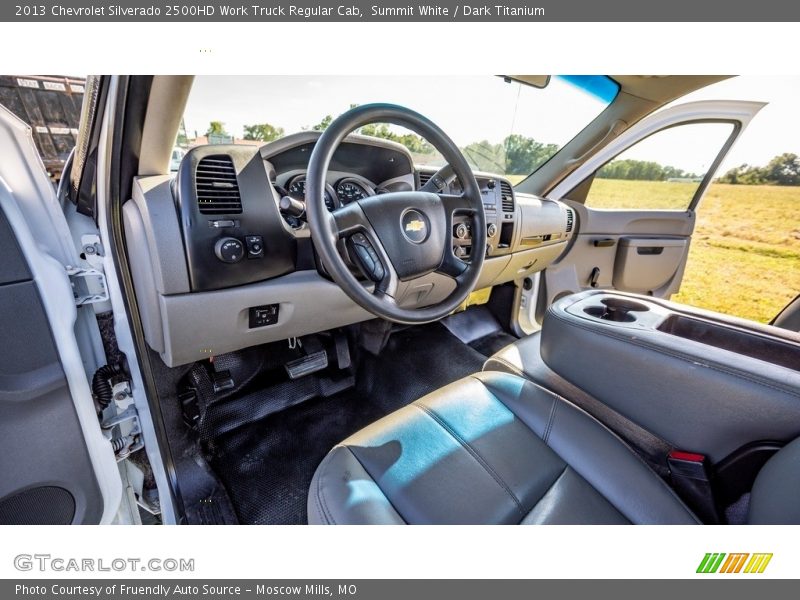 Summit White / Dark Titanium 2013 Chevrolet Silverado 2500HD Work Truck Regular Cab