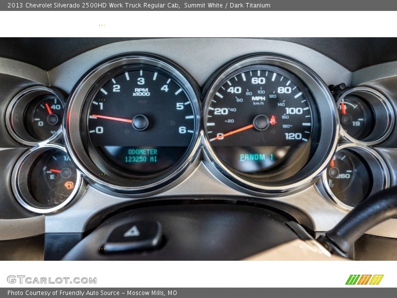 Summit White / Dark Titanium 2013 Chevrolet Silverado 2500HD Work Truck Regular Cab