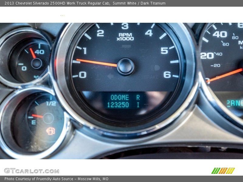 Summit White / Dark Titanium 2013 Chevrolet Silverado 2500HD Work Truck Regular Cab