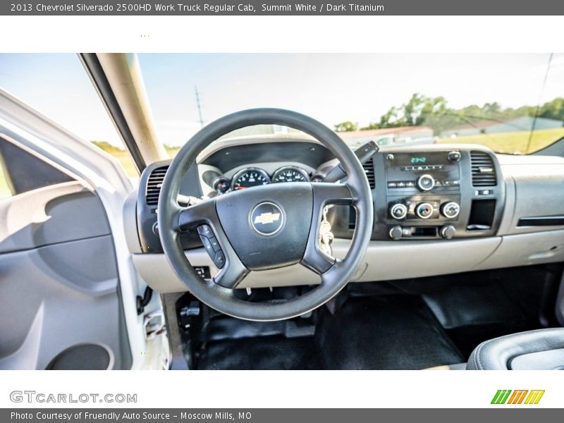 Summit White / Dark Titanium 2013 Chevrolet Silverado 2500HD Work Truck Regular Cab