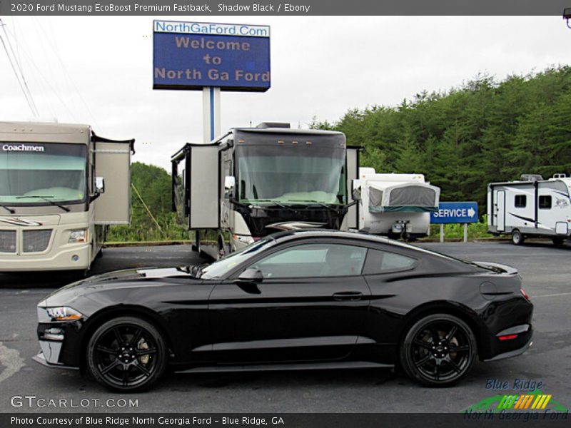 Shadow Black / Ebony 2020 Ford Mustang EcoBoost Premium Fastback