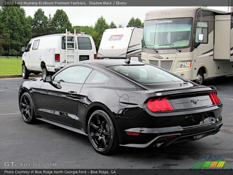 Shadow Black / Ebony 2020 Ford Mustang EcoBoost Premium Fastback