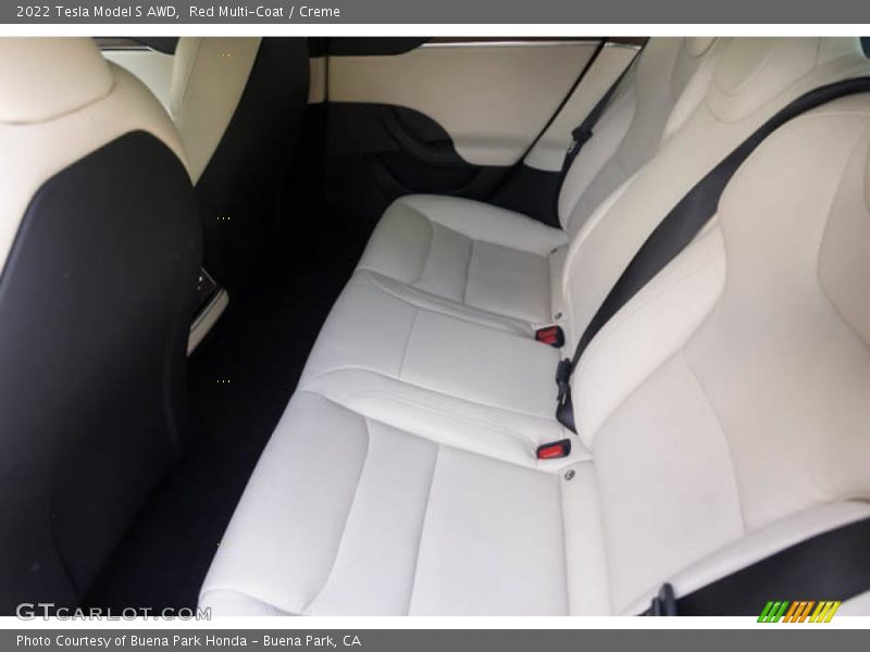 Rear Seat of 2022 Model S AWD