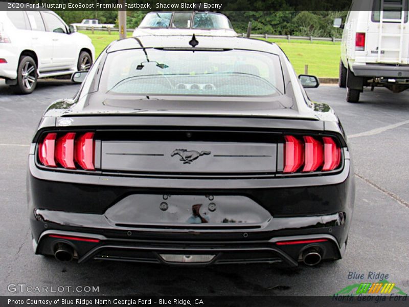 Shadow Black / Ebony 2020 Ford Mustang EcoBoost Premium Fastback