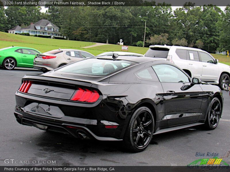 Shadow Black / Ebony 2020 Ford Mustang EcoBoost Premium Fastback