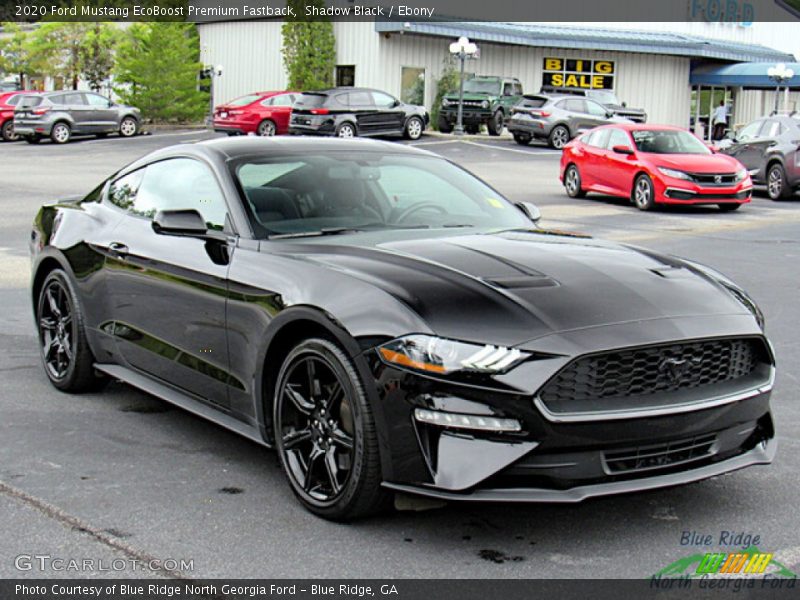 Shadow Black / Ebony 2020 Ford Mustang EcoBoost Premium Fastback