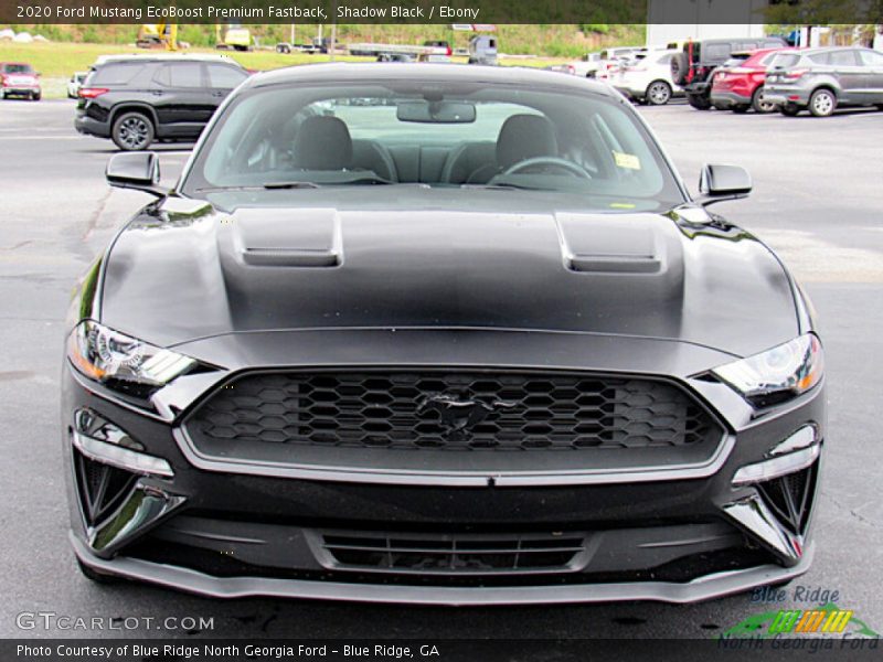 Shadow Black / Ebony 2020 Ford Mustang EcoBoost Premium Fastback