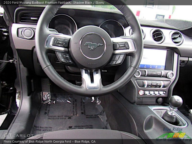 Shadow Black / Ebony 2020 Ford Mustang EcoBoost Premium Fastback