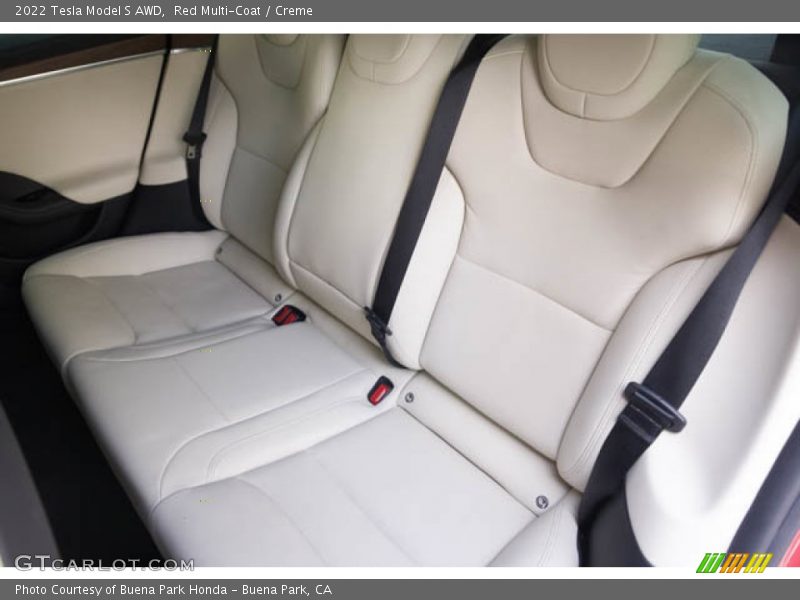 Rear Seat of 2022 Model S AWD