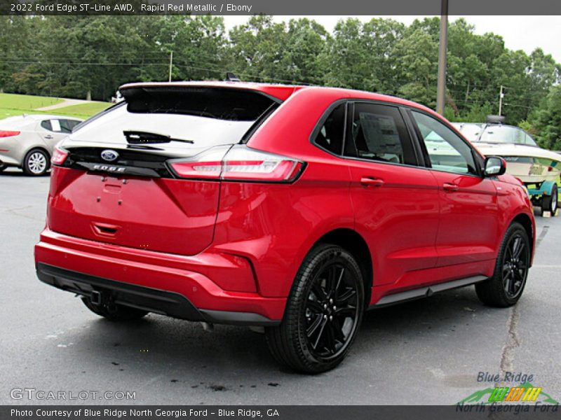 Rapid Red Metallic / Ebony 2022 Ford Edge ST-Line AWD