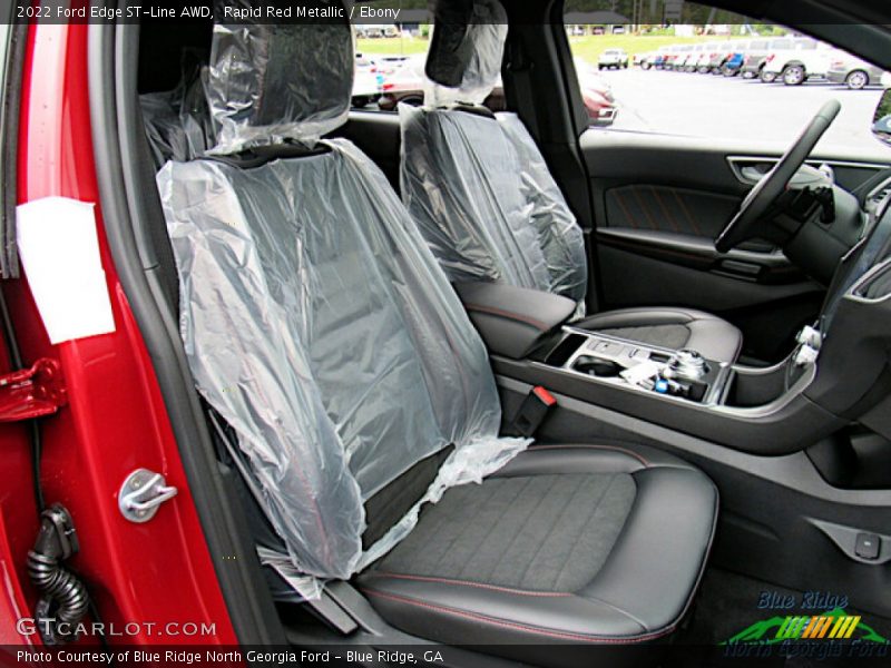 Rapid Red Metallic / Ebony 2022 Ford Edge ST-Line AWD