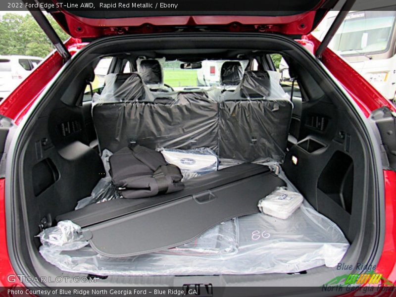 Rapid Red Metallic / Ebony 2022 Ford Edge ST-Line AWD