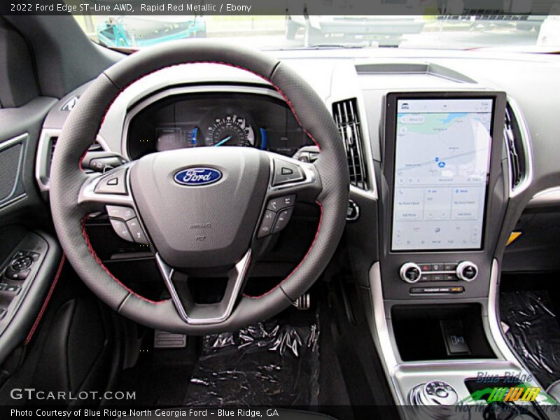Rapid Red Metallic / Ebony 2022 Ford Edge ST-Line AWD
