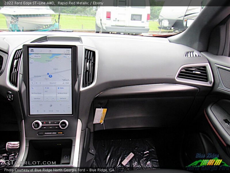 Rapid Red Metallic / Ebony 2022 Ford Edge ST-Line AWD