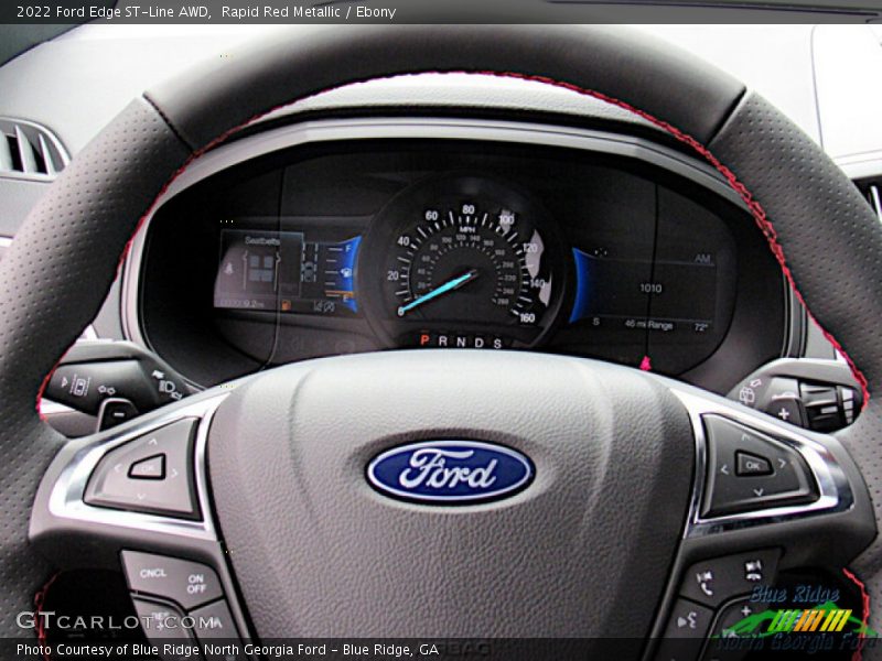 Rapid Red Metallic / Ebony 2022 Ford Edge ST-Line AWD