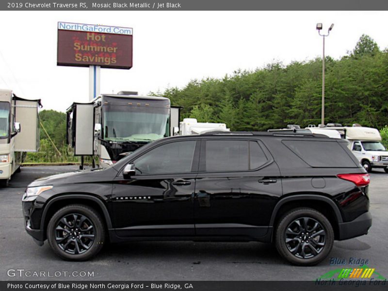 Mosaic Black Metallic / Jet Black 2019 Chevrolet Traverse RS