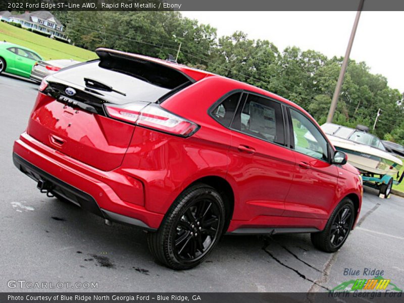 Rapid Red Metallic / Ebony 2022 Ford Edge ST-Line AWD