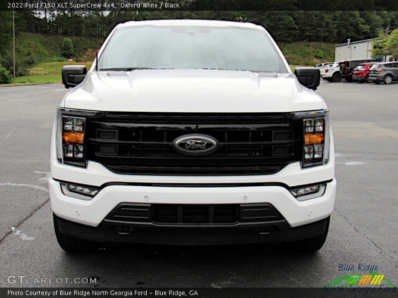 Oxford White / Black 2022 Ford F150 XLT SuperCrew 4x4