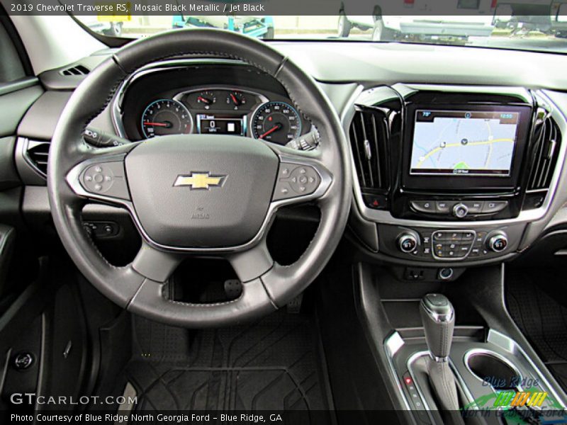 Mosaic Black Metallic / Jet Black 2019 Chevrolet Traverse RS
