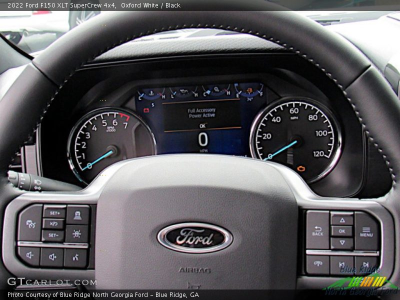 Oxford White / Black 2022 Ford F150 XLT SuperCrew 4x4