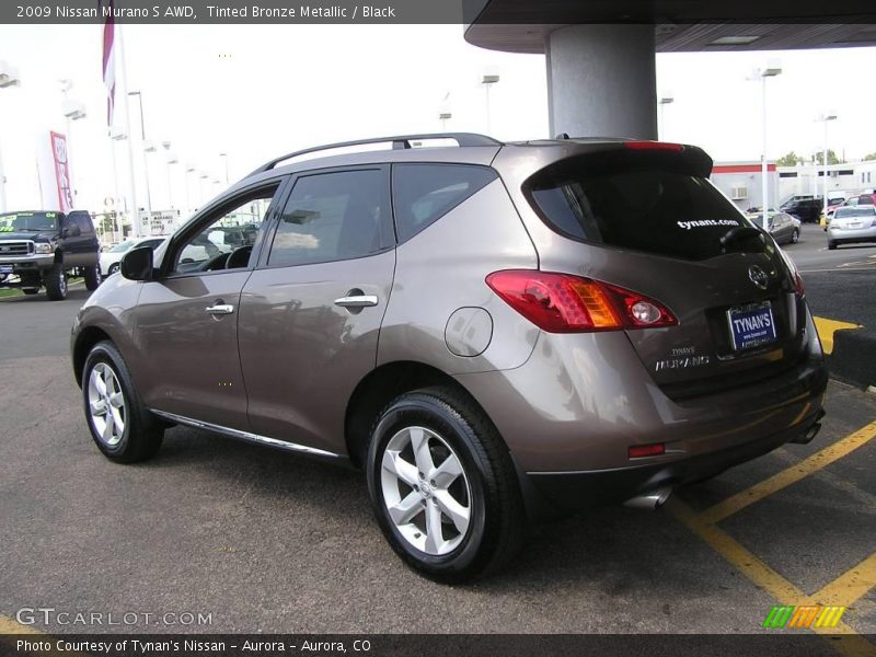 Tinted Bronze Metallic / Black 2009 Nissan Murano S AWD