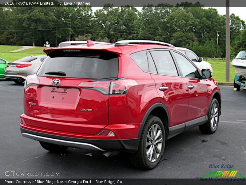 Hot Lava / Nutmeg 2016 Toyota RAV4 Limited