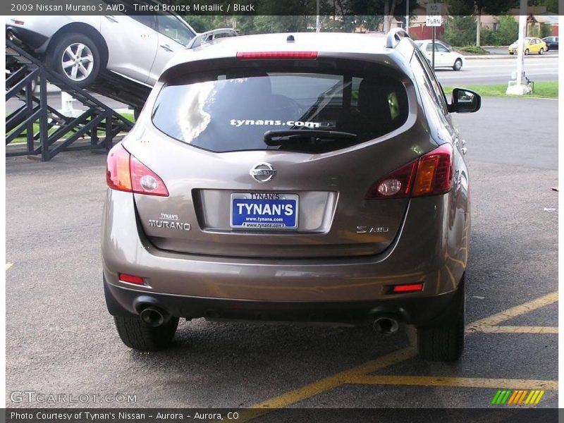 Tinted Bronze Metallic / Black 2009 Nissan Murano S AWD
