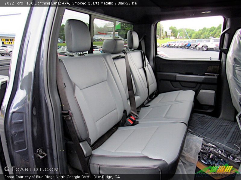 Rear Seat of 2022 F150 Lightning Lariat 4x4