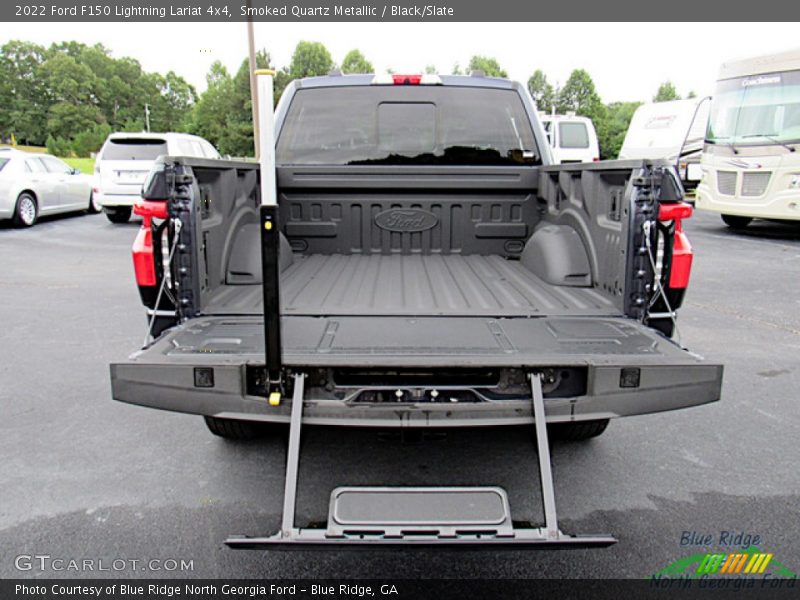 Smoked Quartz Metallic / Black/Slate 2022 Ford F150 Lightning Lariat 4x4