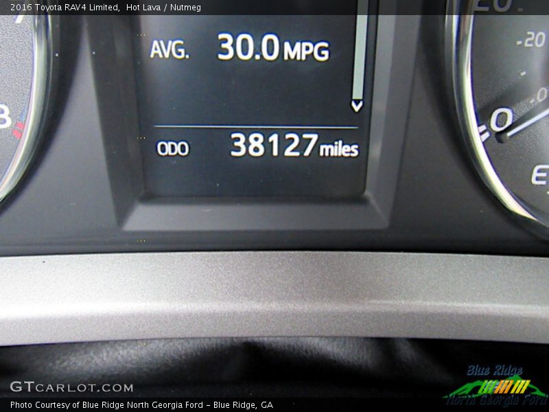 Hot Lava / Nutmeg 2016 Toyota RAV4 Limited