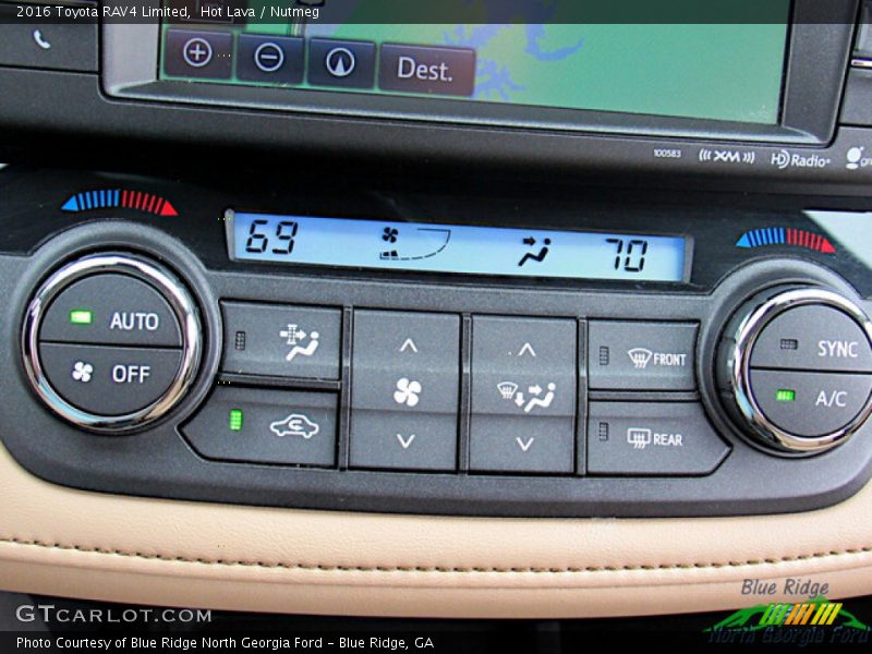 Hot Lava / Nutmeg 2016 Toyota RAV4 Limited