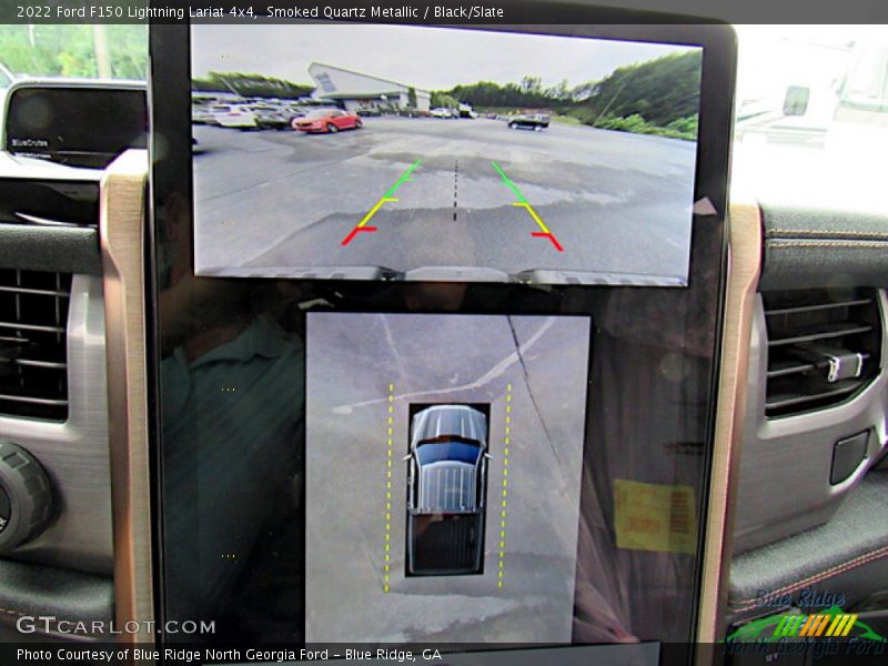 Smoked Quartz Metallic / Black/Slate 2022 Ford F150 Lightning Lariat 4x4