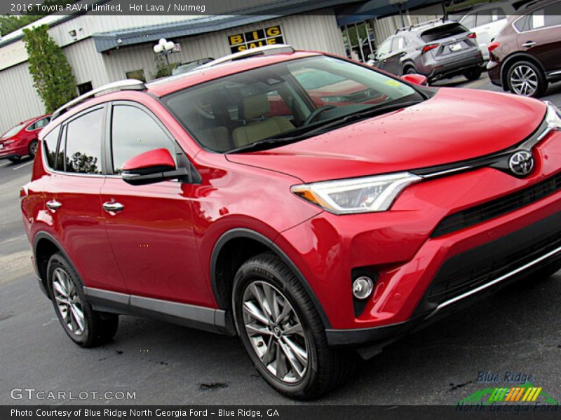 Hot Lava / Nutmeg 2016 Toyota RAV4 Limited