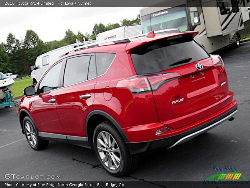 Hot Lava / Nutmeg 2016 Toyota RAV4 Limited
