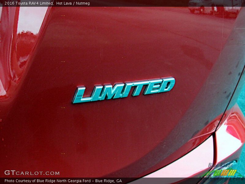 Hot Lava / Nutmeg 2016 Toyota RAV4 Limited