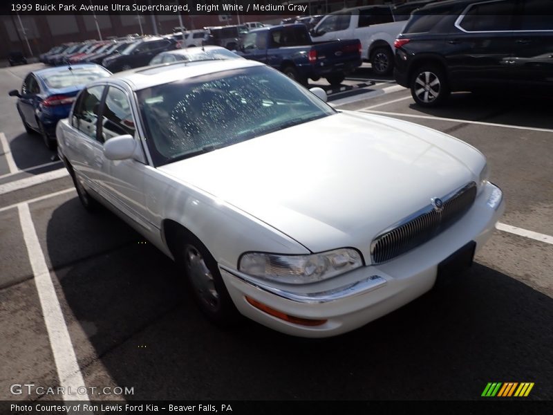 Bright White / Medium Gray 1999 Buick Park Avenue Ultra Supercharged