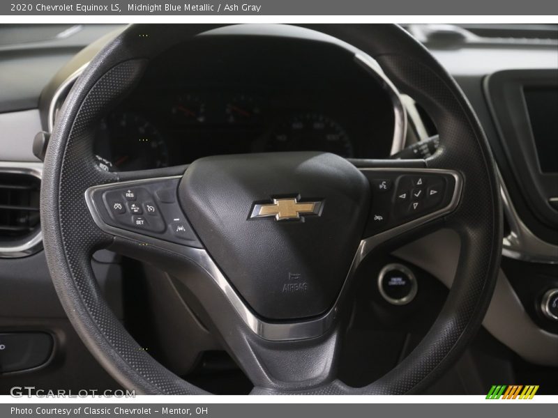 Midnight Blue Metallic / Ash Gray 2020 Chevrolet Equinox LS