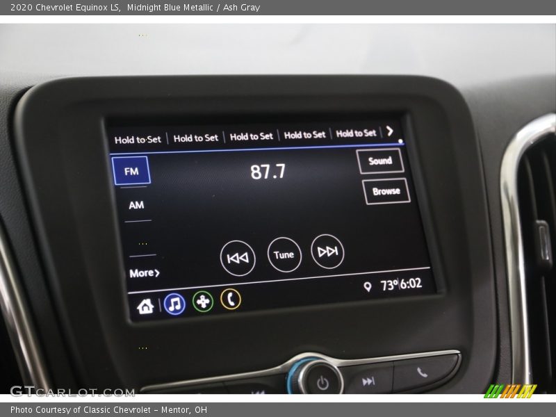Midnight Blue Metallic / Ash Gray 2020 Chevrolet Equinox LS