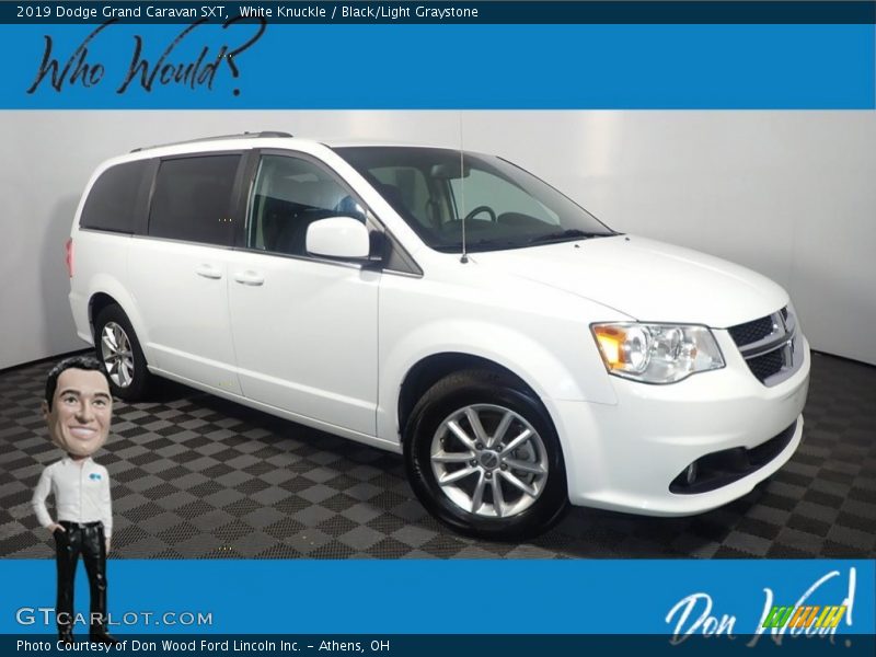 White Knuckle / Black/Light Graystone 2019 Dodge Grand Caravan SXT