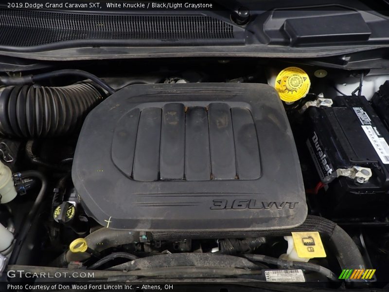 White Knuckle / Black/Light Graystone 2019 Dodge Grand Caravan SXT