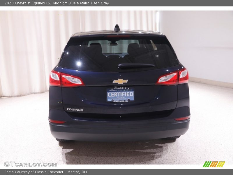 Midnight Blue Metallic / Ash Gray 2020 Chevrolet Equinox LS