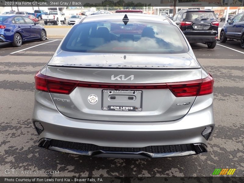 Steel Gray / Black 2023 Kia Forte GT-Line