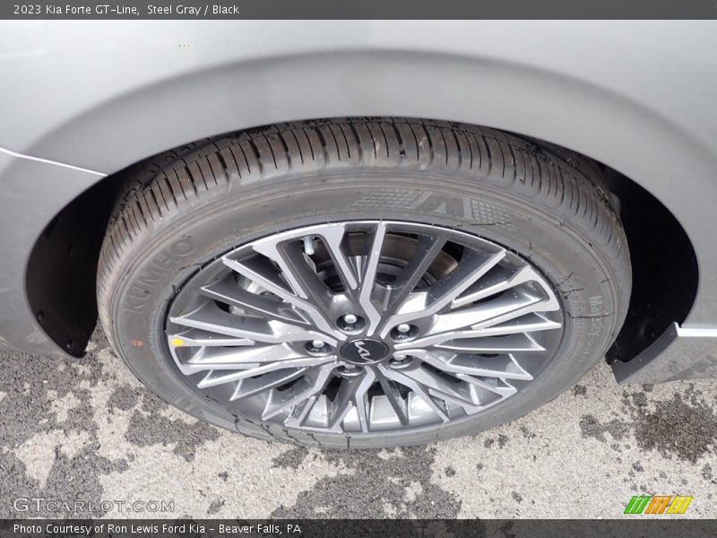 Steel Gray / Black 2023 Kia Forte GT-Line