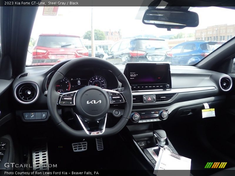 Steel Gray / Black 2023 Kia Forte GT-Line