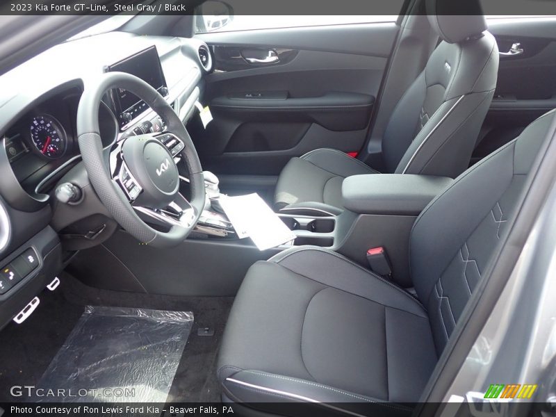 Steel Gray / Black 2023 Kia Forte GT-Line